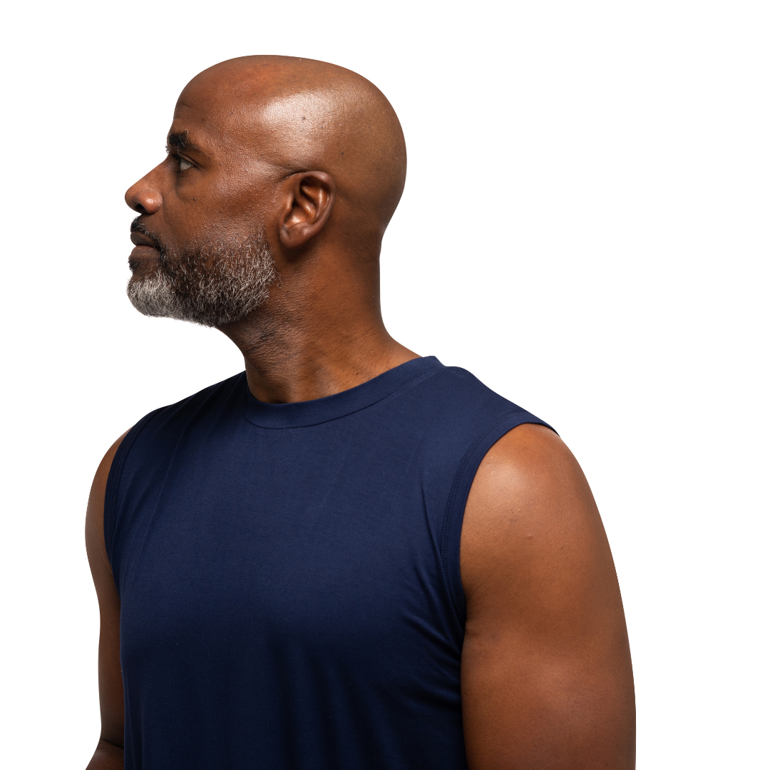 Men's Sleeveless Bamboo PJ Shirt